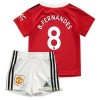 Maglia ufficiale Manchester United B.Fernandes 8 Casa 2022-23 per Bambino